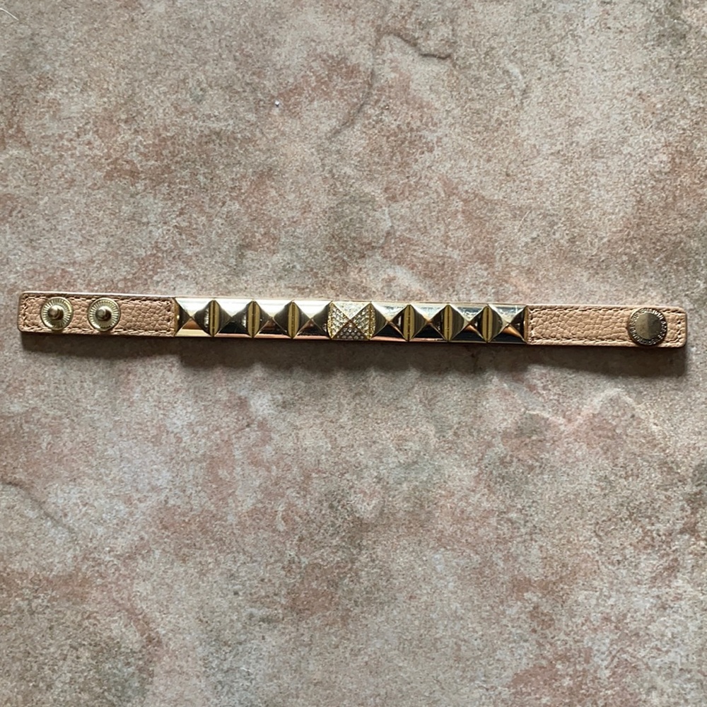 BCBGeneration leather snap bracelet